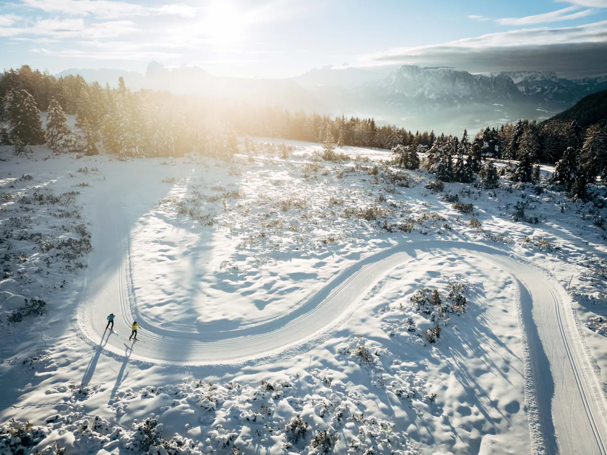 Verschneite Winterlandschaft rund um Klausen